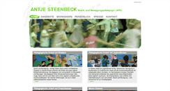 Desktop Screenshot of antje-steenbeck.de